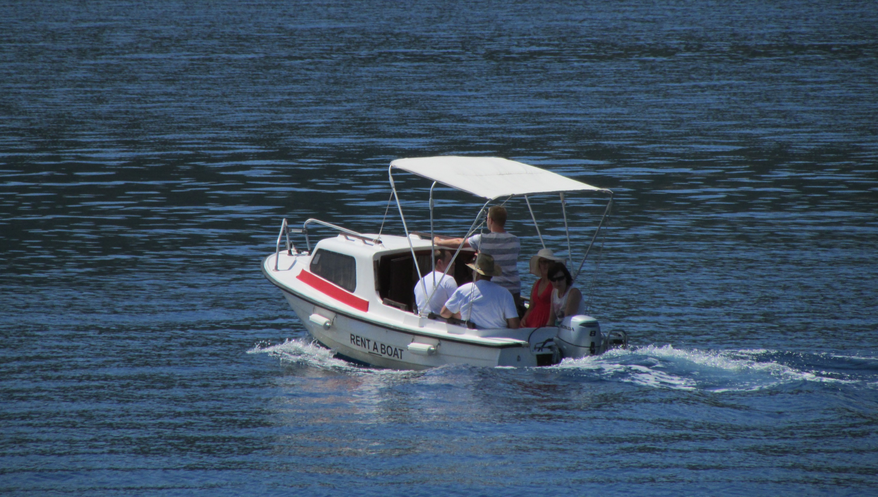 Istranka family rental boat